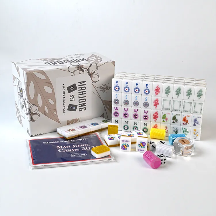 Conjunto mínimo floral de Mahjong