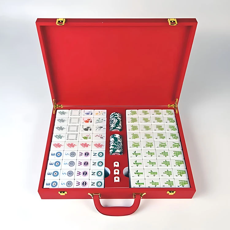 Conjunto de Mahjong da coleção Red Charm